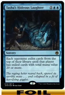 1x - Tasha's Hideous Laughter - [SELECT] - Forgotten Realms - NM MTG - Image 3