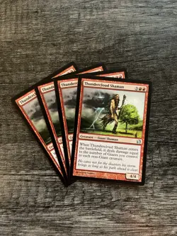 MTG 4x Thundercloud Shaman x4 LP Modern Masters - Image 1