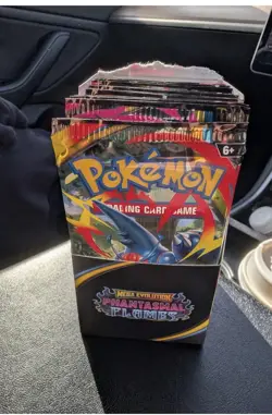Pokemon TCG Phantasmal Flames Half Booster Box 18-Pack opened box - Image 1
