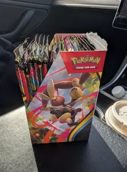 Pokemon TCG Phantasmal Flames Half Booster Box 18-Pack opened box - Image 2