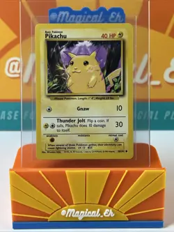 Pikachu #58 Pokemon TCG 1999 Base Set Unlimited NM Near Mint - Image 1