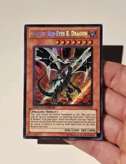YUGIOH MALEFIC RED-EYES B. DRAGON YMP1-EN001 SECRET LIMITED ED NM - Image 3