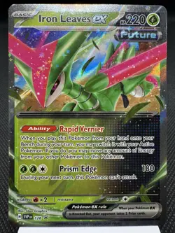 Iron Leaves ex SVP128 - Ultra Rare - Scarlet & Violet Promo Pokemon Card MINT - Image 1