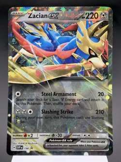 Zacian ex SVP198 - Ultra Rare - Scarlet & Violet Promo Pokemon Card NM - Image 1