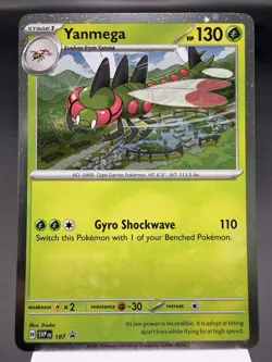 Yanmega SVP187 - Holo Promo - Scarlet & Violet Pokemon Card MINT - Image 1