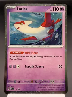 Latias SVP139 - Holo Promo - Scarlet & Violet Pokemon Card NM - Image 1