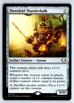 Threefold Thunderhulk -Commander: Edge of Eternities - Image 1