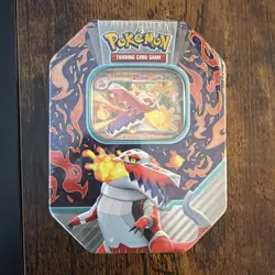 Pokemon TCG Paldea Partners Card Storage Container Box Tin TIN ONLY - Image 1