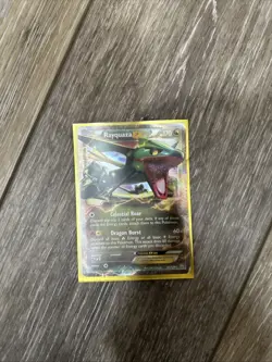 Pokemon TCG Rayquaza EX Ultra Rare Card 85/124 Dragons Exalted LP 💎💎💎 - Image 1