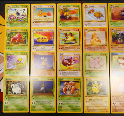 MP/HP (1st edition) COMPLETE Pokemon JUNGLE Set 32-Card UNCOMMON/COMMON ed 64 - Image 2