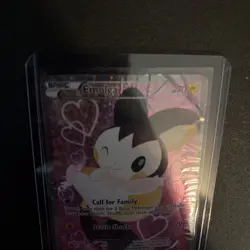 Pokemon TCG Emolga RC23/25 Full Art Holo Card Legendary Treasures WATER DAMAGE - Image 3