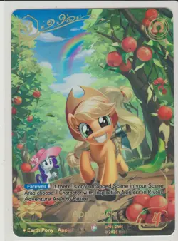 Applejack - Colorful Rare - My Little Pony Card Game BP01-CR04 - Image 1