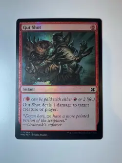 Gut shot - English - Foil - MTG Modern Masters 2015 - NM - Image 1