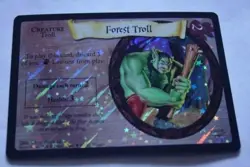 WOTC - Harry Potter - FOREST TROLL Holo Foil Promo #2 - TCG Card Game (MINT) - Image 1
