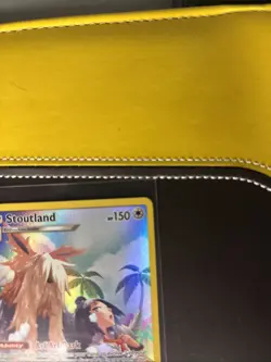 Stoutland & Cheren 248/236 Cosmic Eclipse Character Secret Rare Pokemon Card 248 - Image 3