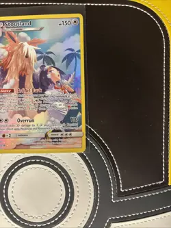Stoutland & Cheren 248/236 Cosmic Eclipse Character Secret Rare Pokemon Card 248 - Image 4