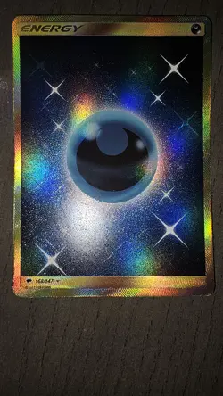 Pokemon Darkness Energy TCG Gold Secret Rare Card 168/147 Burning Shadows - Image 2