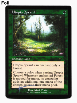 Utopia Sprawl (Retro Frame) - FOIL - [Secret Lair Drop Series] SLD 7070 MTG 🌳 - Image 1