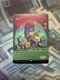 MTG Rainbow Foil Goblin Matron NM Unplayed Secret Lair Drop - Image 1