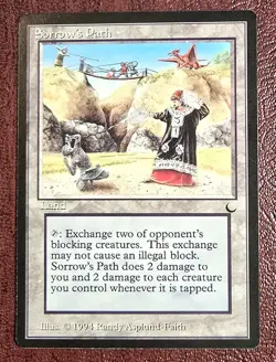 Sorrow's Path - MtG The Dark - Rare NM 1994 - Image 2