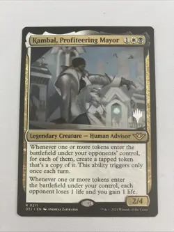 MTG Kambal, Profiteering Mayor (211/441) Outlaws of Thunder Junction LP - Image 1