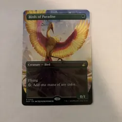 Birds of Paradise (Anime Borderless) Ravnica Remastered Regular, LP - Image 1