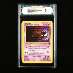 TQG 9 MINT 2000 Pokemon ENG Sabrina's Gastly #96/132 C - Image 1