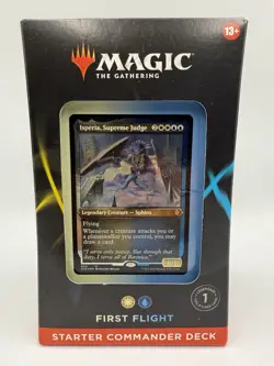 Magic: The Gathering Starter Commander Deck - First Flight (White-Blue) | Ready- - Image 1