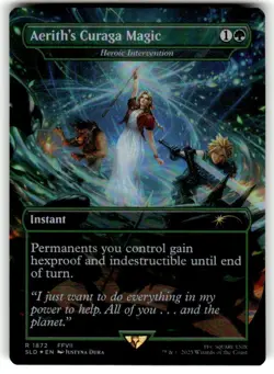 Aerith's Curaga Magic - Heroic Intervention (Foil) Secret Lair Drop Foil - Image 1