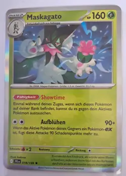 Pokemonkarte "Maskagato", Phase 2, Rare, 018/159, 2025 - Image 1