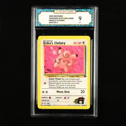 TQG 9 MINT 2000 Pokemon ENG Erika's Clefairy #40/132 U - Image 1