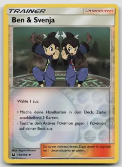 Ben Svenja 148/168 Reverse Holo - Sturm am Firmament - DE - EXC - Pokemon TCG - Image 1