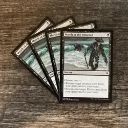MTG 4x March of the Drowned x4 LP Ixalan - Image 1