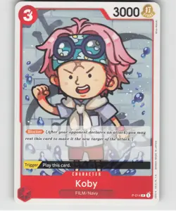 One Piece Promotion Cards #P-014 Koby (One Piece Film Red) - Image 1
