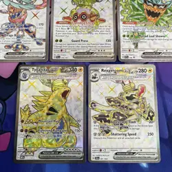 Pokemon TCG | Mixed Sets English Tera Full Art X5 Card Bundle - Image 4