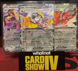 Pokemon TCG Paradox Rift Holo ex Card Lot of 3 Aegislash Skeledirge Scizor - Image 1