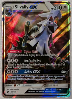 Silvally GX - 90/111 - Pokemon Crimson Invasion Sun & Moon Ultra Rare Card - Image 1