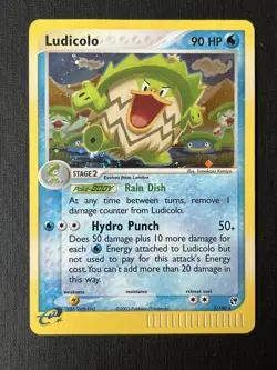 Ludicolo 7/100 Holo Rare Pokemon Card - Sandstorm Set - Image 2