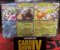 Pokemon TCG Holo EX Card Lot of 3 Torterra EX 009/068 Espathra EX 007/068 - Image 1