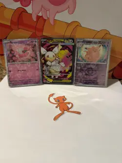 Pokemon Holo Card Bundle - Spritzee, Mega Audino EX, Clefable - Image 3