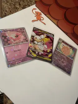 Pokemon Holo Card Bundle - Spritzee, Mega Audino EX, Clefable - Image 4