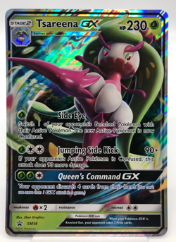 2017 Pokemon Promo Tsareena GX Jumbo Card Holo Large 5.5 x 8 inches - Image 1