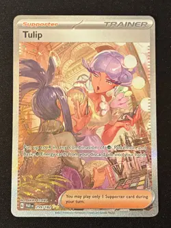 Tulip 259/182 Paradox Rift Pokemon TCG Card Special Illustration Rare NM - Image 1