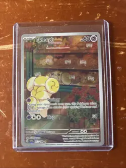 Pokemon TCG Fidough Illustration Rare Card 213/198 Scarlet & Violet Base Set - Image 1