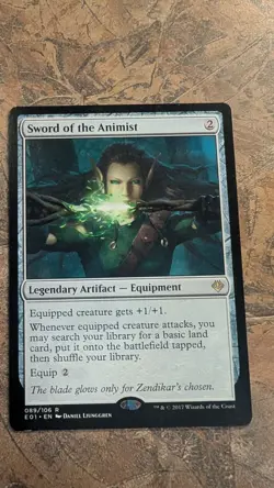 Sword of the Animist Archenemy: Nicol Bolas Regular - Image 1