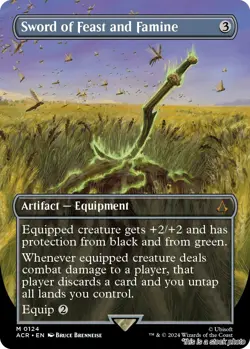 Sword of Feast and Famine (Borderless) [ACR - 124] - NM TCG MTG - Image 1