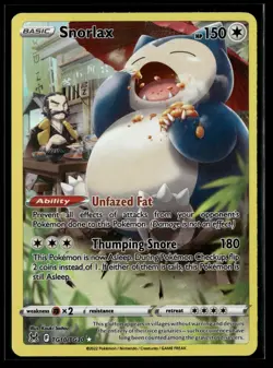 Snorlax TG10/TG30 Holo Lost Origin Trainer Gallery Pokemon NM/M - Image 1
