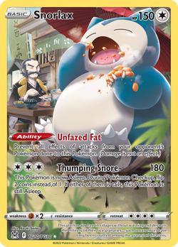 Snorlax TG10/TG30 Holo Lost Origin Trainer Gallery Pokemon NM/M - Image 4