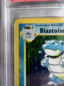 Pokemon TCG Blastoise Holo Rare Card Base Set 2/102, PSA 1 - Image 5