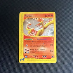 Moltres 21/144 Skyridge E-series Non-holo Moderate Play Raw Card Pokemon TCG - Image 1